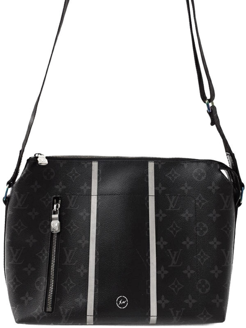 Louis Vuitton Monogram Eclipse Black Flash Apollo Messenger Shoulder Bag